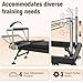 Hubxinly 78 in Smooth Glide Carriage Reformer with Springs Resistance Fitness Folding Pilates Reformer 300 LBS Capacity Suitable for All Levels