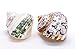 Hermit Crab Shells | Turbo Shells | 1 African Sarmaticus and 1 Green Banded Turbo Shell 2