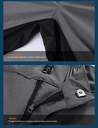 Pantalones ciclismo Bestgift para hombre Khaki L miniatura 7