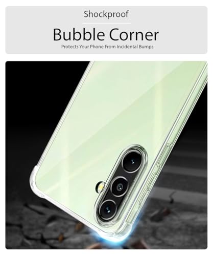 Image of WOW IMAGINE Clear Back Cover Case for Samsung Galaxy M36 5G | Samsung Galaxy F36 5G Shockproof Soft TPU Case | Cushioned Edges for Ultimate Protection Back Cover Case - Transparent