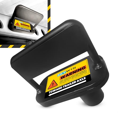 Skywin-Trailer Lock Axle Stop Device Magnetic Trailer Axle Stopper Trailer Tandem Slide Stopper for Semi Trailers Refrigerator Trailers Dry Van Trailers Semi Truck Tools (Black)
