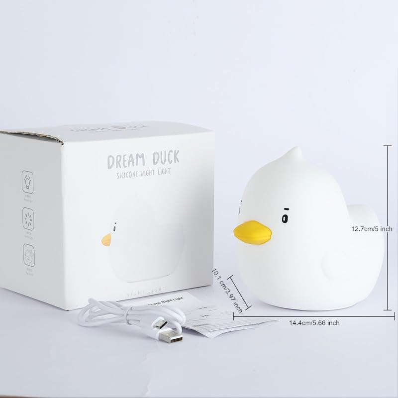 Miniatura 4 de ZKLiLi Linda luz nocturna de pato, luces de pato para niños y niñas, regalos de Navidad, luz nocturna para niños, adolescentes, decoración de