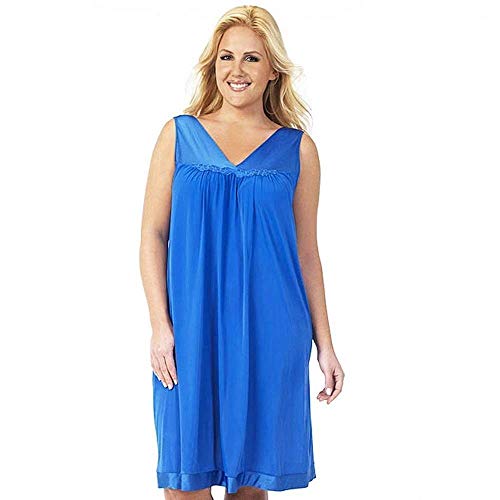 Exquisite Form Women's Coloratura Sleeveless Short Gown, Victory Violet, Large