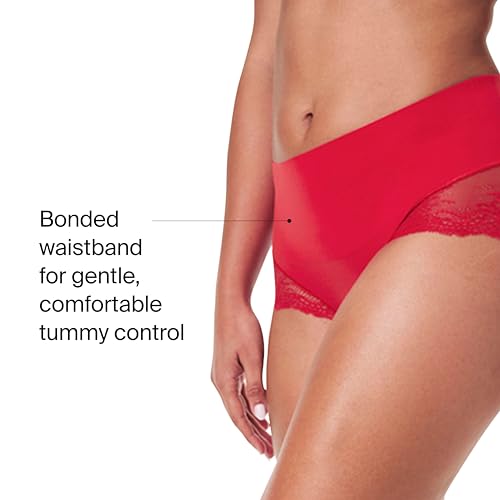 Image of SPANX SPANXsmooth Undie-tectable Lace Hi-Hipster - Comfortable Core Control - Lace Shapewear - No Visible Panty Lines