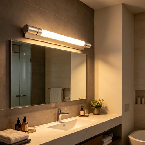 Aplique de pared baño impermeable ideal para pasillos modernos con luz cálida acogedora