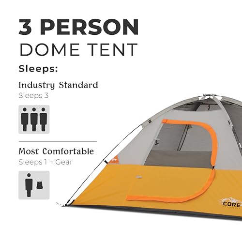 CORE-Tents-for-Family-Camping-Hiking-and-Backpacking-3-Person-4-Person-6-Person-9-Person-Person-Dome-Camp-Tents-with-Included-Tent-Gear-Loft-for-Outdoor-Accessories