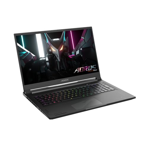 Gigabyte AORUS 17X Gaming Laptop | 17,3 Zoll, 240Hz QHD | Intel Core i9-13980HX | NVIDIA GeForce RTX 4080 GPU | 16GB DDR5 RAM | 1 TB SSD | Windows 11 | schwarz