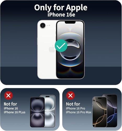 Image of Xmon Back Camera Lens Protector for iPhone 16e (1 Pack) Premium Camera Glass Protector Guard, Anti-Scratch, Ultra-Clear, Easy Installation