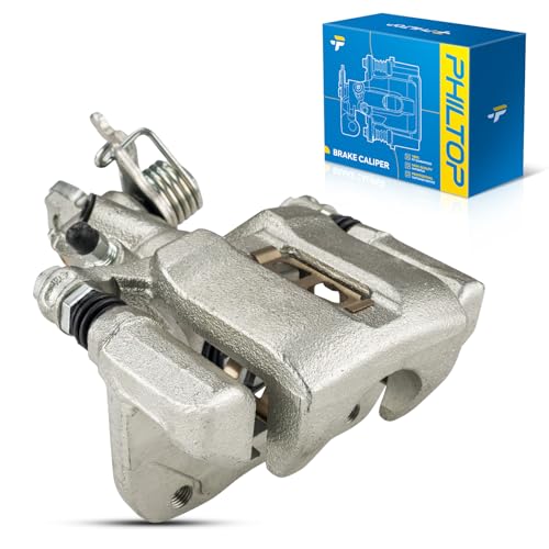 PHILTOP 19B2069 Rear left Disc Brake Caliper Assembly Honda Acura For 2003-2007 Accord, 1998-2004 Accord, 1998-2002 Accord 2.3L, 1998-2002 Accord 3.0L, 2004-2008 TSX, Rear left Driver Side