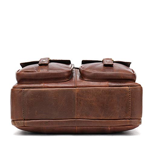 Mens Crossbody Messenger Bags Men's Leather Vintage Messenger Bag for Laptop Shoulder Bag for Work Business3