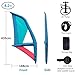 ZMZDDM Inflatable Surfing Wing, Professional Inflatable Wind Wing, Handheld Windsurfing Wing Foil Sail, Outdoor Water Sports Equipment