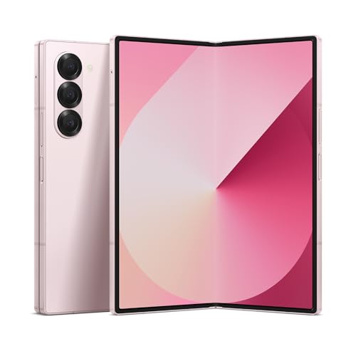 Samsung Galaxy Z Fold 6, 512GB Unlocked Android Smartphone, Circle to Search, Hands-Free Interpreter, AI Photo Edits, Foldable Display for Multitasking, 2024, US 1 Yr Warranty, Pink