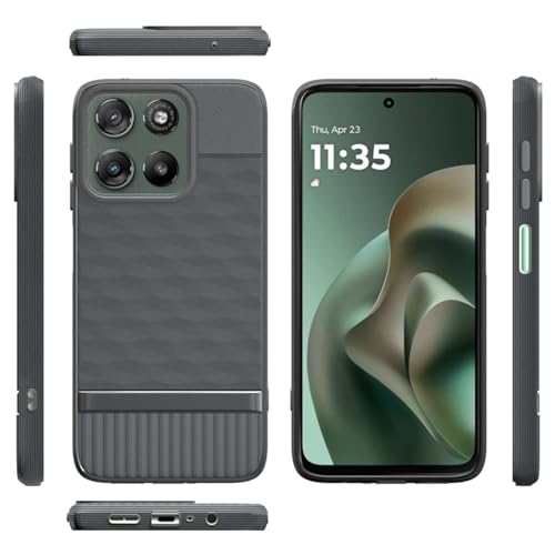 Image of Shockproof Case Compatible with Motorola Moto G67 Power 5G / G57 Power 5G | Full Camera Protection | TPU Flexible Back Cover for Motorola Moto G67 Power 5G / G57 Power 5G (Graphite Grey)