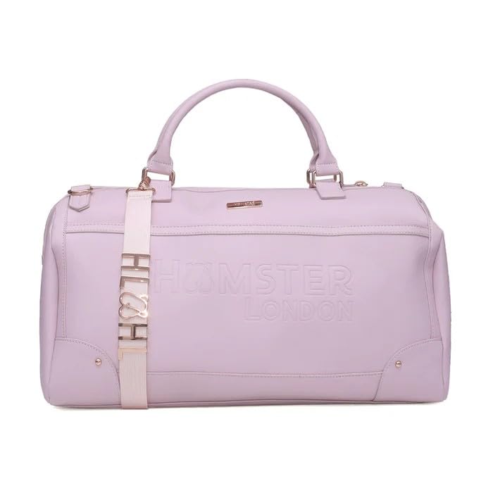 London Melissa Voyager Duffle Bag for Women & Girls – Stylish Travel Gym Bag | Spacious, Lightweight & Durable – Pink-image-43