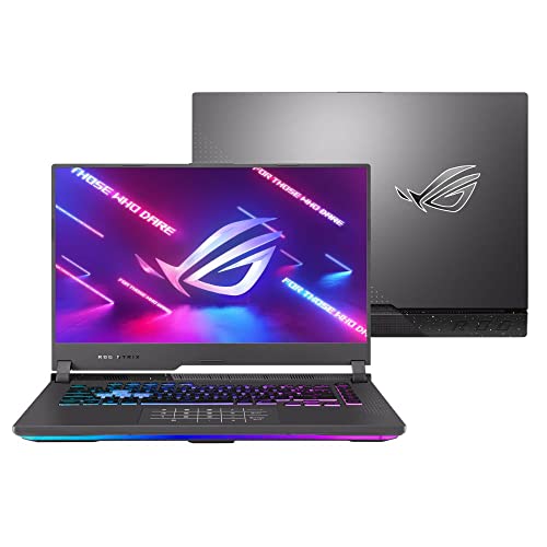 Notebook Gamer ASUS ROG Strix G513RM-HQ234W AMD Ryzen 7 6800H 16GB 512GB SSD W11 15,6' 2560x1440 LED backligh placa de vídeo NVIDIA RTX3060 Cinza