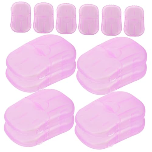 BESPORTBLE Travel Soap Sheets 15 Pack Portable Compact Gentle for Hotel Mall Public Toilets for Travelers