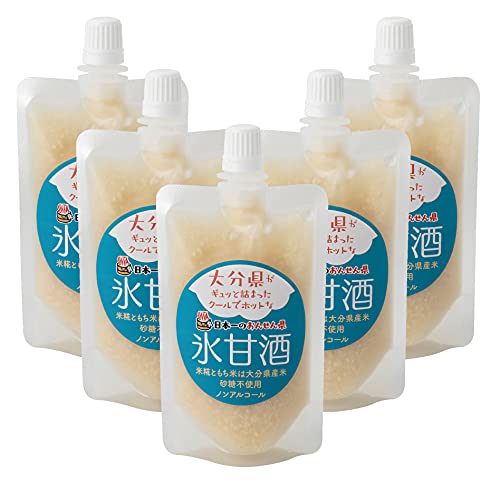 糀屋本店 氷甘酒 100ml×5個セット(砂糖・アルコール・食塩フリー) スポーツ アイススラリー