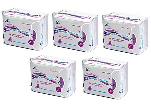 Image of AIRIZ Tiens Active Oxygen Negative Ion Sanitary Napkin for Day Use -Pack of 5