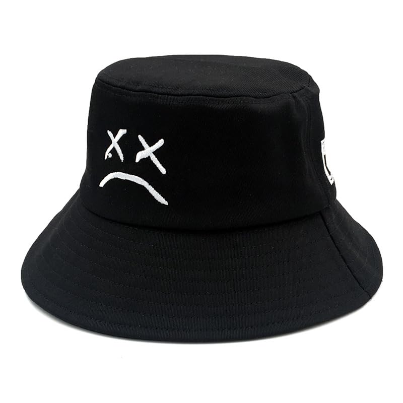 Image of Bucket Hat Unisex Simple Caps Hip Hop Gorros Men Women Cap Beach Fishing Sunhat