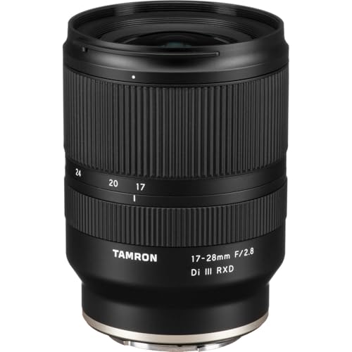 Tamron 17-28mm f/2.8 Di III RXD for Sony Mirrorless Full Frame/APS-C E Mount, Black (AFA046S700)