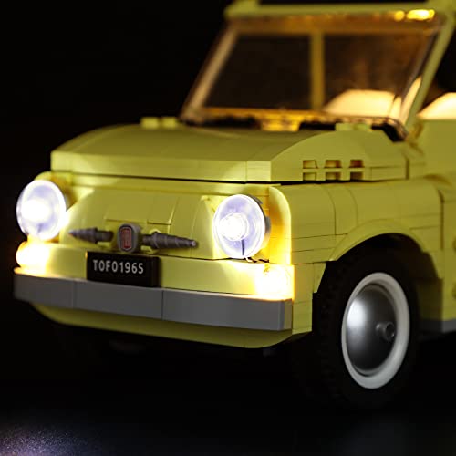 BRIKSMAX Led Beleuchtungsset für Lego Creator FIAT 500 - Compatible with Lego 10271 Bausteinen Modell - Ohne Lego Set… – Bild 5