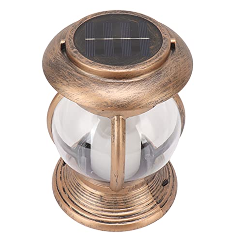 Lanterne LED solaire Pilipane en laiton pour illuminer vos soirées de jardin et terrasses