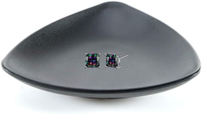 Black ring jewellery tray organiser tray, dresser decor key flat jewellery bowl decorative oval dish (Triangle)