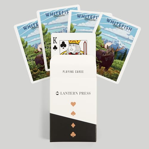 Baraja Poker Lantern Press Whitefish Montana 52 Cartas miniatura 6