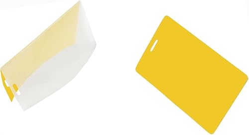 Amarilloclear 10mil Luggage Tag Laminating Pouches 212X 414, 100unidades) Amarilloclear 10mil Luggage Tag Laminating Pouches 212X 414, 100unidades)