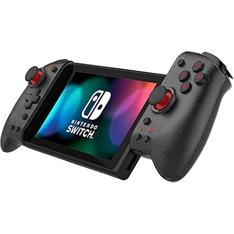 HORI Split Pad Pro Attachment Set - Ergonomic Controller for Handheld Mode & Wired Controller - Officially Licensed By Nintendo - Nintendo Switch; Cover