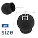 2PCS Gear Shift Cover for Car Decorations Interior,Silicone 5-Speed Shift Knob Cover/Car Gear Shift Cover,Universal Car Accessories Shifter Cover Stick Shift Cover for Most Cars (5 Speed)