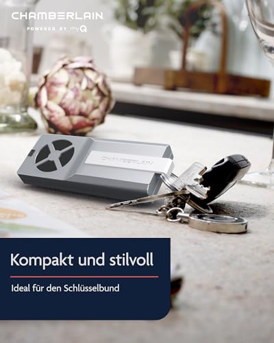 Chamberlain TX4RUNI Universalhandsender - 4-Kanal Handsender für Garagen- & Außentorantriebe - 433...
