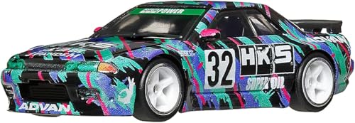 Image of Hot Wheels Bourvard Nissan Skyline GT-R(R32) Pandem Collectiable Toy Mini Car 3+ Multi JHW41