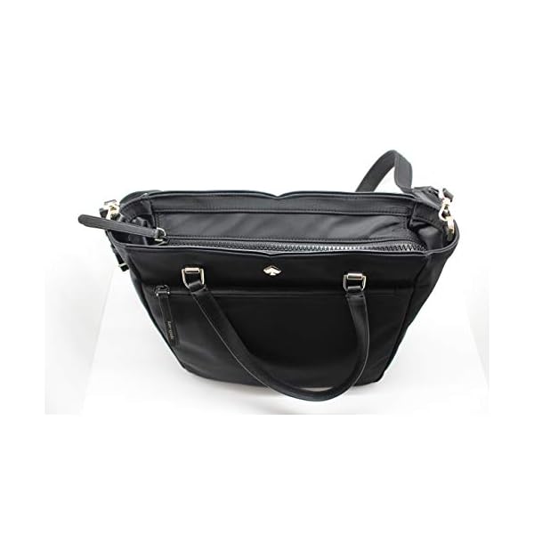Kate-Spade-New-York-Jae-Top-Zip-Medium-Nylon-Satchel-Black Kate Spade New York Jae Top Zip Medium Nylon Satchel Black