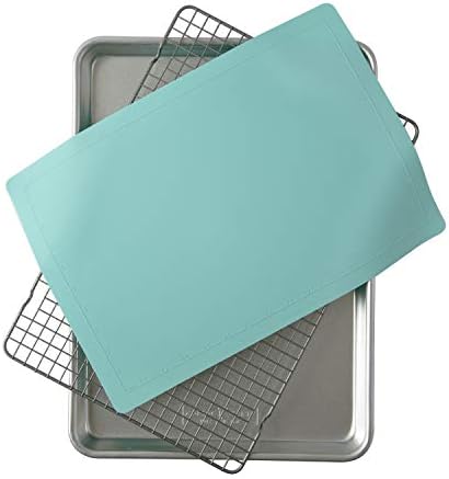 Nordic Ware 3-Piece Cookie Set, 1 Pack, with Aqua Baking Mat