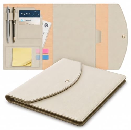 Housse A5 pour Rocketbook - Cuir végétal, boucle stylo et poches