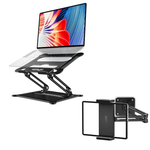Soporte Ajustable para Laptop Urmust Negro