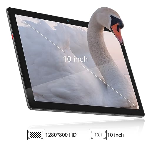 HiGrace Tablet 10 inch, Android 13 Go Tablet with 6GB RAM + 64GB ROM, 1280 * 800 IPS, 5000mAh Battery, Dual Camera, Quad core, Wi-Fi (Grey) - Image 6