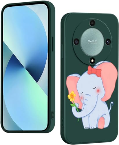 WOKEZ Elefant Telefonfodral för Honor Magic5 Lite/X9a - Ultratunn Skydd