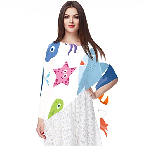 Foulard mousseline de soie poisson clown idéal pour l'été