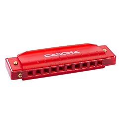 Cascha Fun Blues Harmonica diatonique à 10 trous pour enfants et adultes Design semi-transparent Haute qualité et longue durée de vie Rouge - Les Beatles, Paul McCartney, John Lennon, RIngo Starr, George Harrison Cascha Fun Blues Harmonica diatonique à 10 trous pour enfants et adultes Design semi-transparent Haute qualité et longue durée de vie Rouge – Image 2