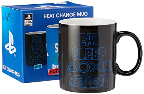 GB eye Playstation Sleep Repeat Heat Change Mug