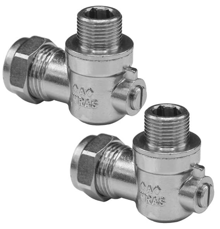 Hep® 15mm Angle Isolating Valve For Tap Connector Flexi Pipes