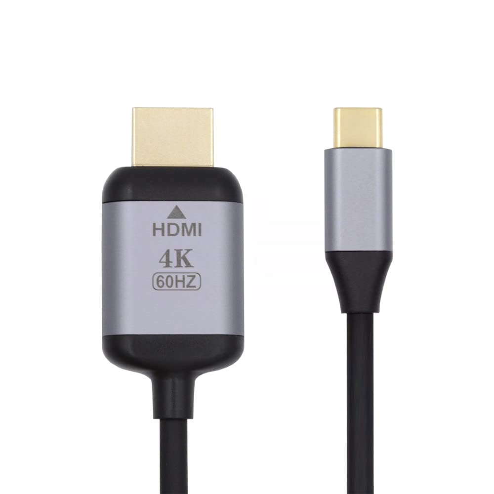 Xiwai 1.8m USB 3.1 Type C USB-C Source to HDMI HDTV Displays Male 4K Monitor Cable for Laptop