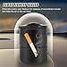 ZIMISI Portable Car Ashtray With Lid, Smokeless Self-Extinguishing Truck Interior Cigarette Ashtrays, Windproof Detachable Mini Trash Can, Smell Proof Car Cup Holder Accessory for Office, Home (1PC)