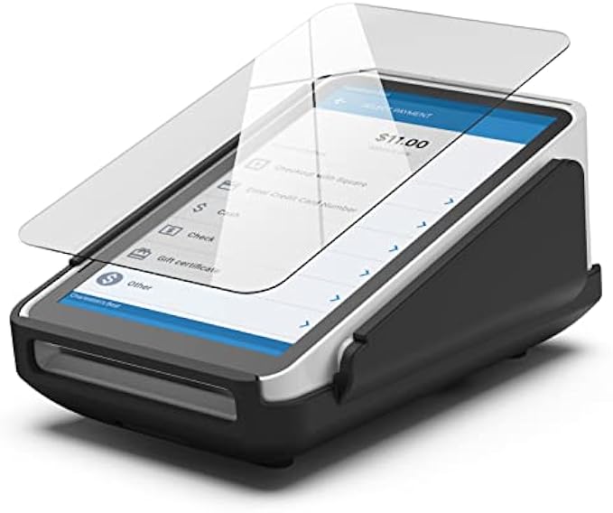 ENCASED Protective Case and Screen Protector for Square Terminal Card Reader - Rubberized Hard Casing with Non-Slip Base and Tempered Glass (Products)