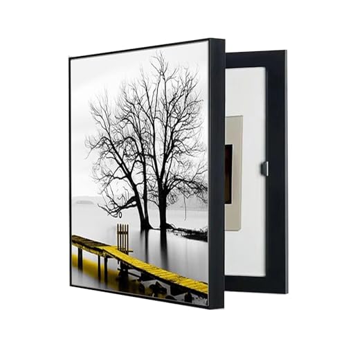 Couvercle de boîte à fusibles en peinture décorative pour panneau électrique salon 50x70cm