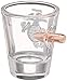 Old Dominion LLC US Marine Corps (USMC) Bullet Shot Glass | 2 oz USMC Shot Glass | Veteran and Military Gift | Marine Corps Gifts | Perfect Gift for Your Marine