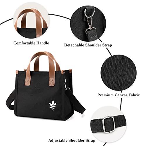 Image of CORIOS Women Shoulder Bag Canvas Handbag Crossbody Bag Multifunctional Top Handle Bag Casual