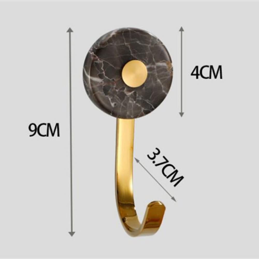 Gancio Da Parete A Forma Di Testa Di Cervo In Resina - Porta Asciugamani, Chiavi E Cappotti, Antico Colore Oro, 16 Cm | Jiadiru - 6